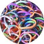 Плетение браслетов из резиночек Rainbow Loom Набор резинок и С-клипс Ассорти Assorted Tie-Dye Рейнбоу Лум