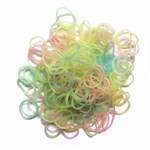 Плетение браслетов из резиночек Rainbow Loom Набор резиночек и С-клипс Cветящиеся в темноте MIX Рейнбоу Лум