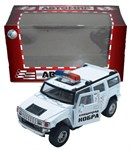 Игрушечная металлическая машинка фрикционная Джип со светом со звуком