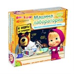 Машина лаборатория Французские научно-познавательные опыты Науки с Буки Bondibon Маша и медведь