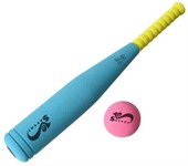 бита бейсбольная 45 см с мячом 7 см