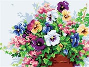 Картина с алмазными стразами на холсте Букет нежности