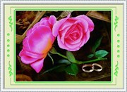 Мозаичная картина со стразами Алмазная живопись Желаем счастья