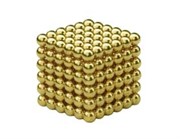 NEOCUBE Магнитный конструктор НЕОКУБ 5 мм 216 сфер золотой