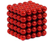 NEOCUBE Магнитный конструктор НЕОКУБ 5 мм 125 сфер красный