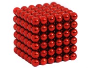 NEOCUBE Магнитный конструктор НЕОКУБ 5 мм 216 сфер красный