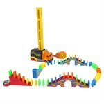 Игра ДоминоМания Auto Pro с машинкой на радиоуправлении 100 элементов