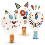 Djeco Набор праздничных надувных воздушных шаров для творчества Animo Ballon