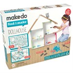 Детский творческий конструктор MAKEDO Найди и сделай кукольный домик 57 деталей