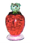 3D Crystal Puzzle головоломка с подсветкой Ягода Hello Kitty красная