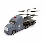 Радиоуправляемый грузовик тягач с вертолетом IRCH-001A ROYS