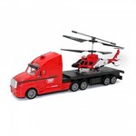Радиоуправляемый грузовик тягач с вертолетом IRCH-001B ROYS