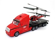 Радиоуправляемый грузовик тягач с вертолетом IRCH-001E ROYS