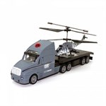 Радиоуправляемый грузовик тягач с вертолетом IRCH-001F ROYS