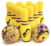 Игровой набор для игры в Боулинг в сумке Кегли 30 см