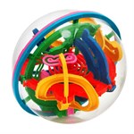 Объемный шар лабиринт головоломка Kakadu 18 см 100 ходов