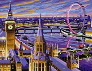 Картина раскраска по номерам Лондон KSG