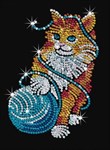 Мозаика из блесток Котенок Sequin Art KSG