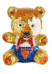 Набор для детского творчества Объемная фигурка с блестками Мишка 3D Sequin Art KSG