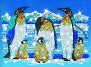 Мозаика из блесток и бусин Пингвины Sequin Art KSG