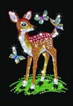 Мозаика из блесток Олененок Junior Sequin Art KSG