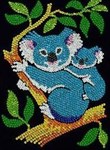 Мозаика из блесток Коалы Junior Sequin Art KSG