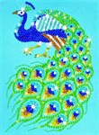 Мозаика из блесток и бусин Павлин Sequin Art KSG