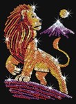 Мозаика из блесток Лев Sequin Art KSG