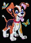 Мозаика из блесток Щенок Junior Sequin Art KSG