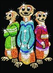 Мозаика из блесток Сурикаты Junior Sequin Art KSG