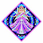 Раскраска с блестками и мозаикой из пайеток Фея Stardust Sequin Art KSG
