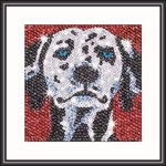 Мозаика из блесток Далматин Sequin Art Zoom KSG