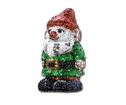 Набор для детского творчества Объемная фигурка с блестками Гном 3D Sequin Art KSG