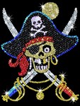Мозаика из блесток Пират Pin-it KSG
