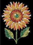 Мозаика из блесток Подсолнух Sequin Art KSG