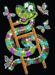 Мозаика из блесток Змейка Junior Sequin Art KSG