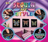 Мозаика из блесток Бабочки 3 шт Sequin Art Style KSG