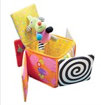 Развивающая мульти сенсорная игрушка для малышей Кубик сюрприз Peeko ZOLO