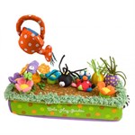 Развивающая игрушка для малышей магнитный конструктор Игрушечный сад Playgarden ZOLO