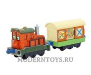 Паровозики из Чаггингтона паровозик Калли и ремонтный вагон железной дороги Chuggington