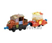 Паровозики из Чаггингтона паровозик Ходж с машинкой для поп-корна железной дороги Chuggington