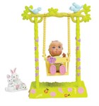 Caring Corners Игровой набор Качели с малышкой LC66214