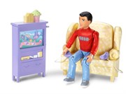 Caring Corners Игровой набор Папа и телевизор LC66225