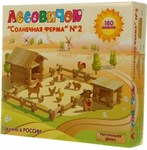 Деревянный конструктор Лесовичок Солнечная ферма №2 180 элементов les 013
