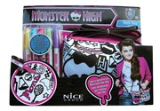 Набор для творчества Раскрась сумку Школа монстров Monster High с фломастерами и блестками