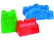 Формочки для песочницы и кинетического песка Крепость 3 шт