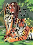 Раскраска по номерам Royal &amp; Langnickel картина Тигры PJS27