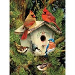 Раскраска по номерам Royal &amp; Langnickel картина Птицы у скворечника PJS70