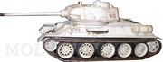 Радиоуправляемый танк Т-34 зимний 1:16 ИК пушка