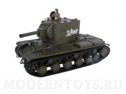 Радиоуправляемый танк KV-2 зелёный 1:24 пневмо пушка